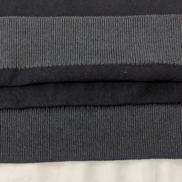 NWT Express Drawstring Cowl Neck Sweater, Color Black/Gray Size L - Picture 11 of 13